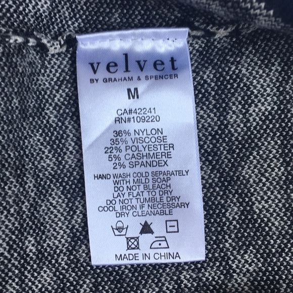 Velvet Skinny Black and Cream Leopard Print Skirt - Picture 6 of 8